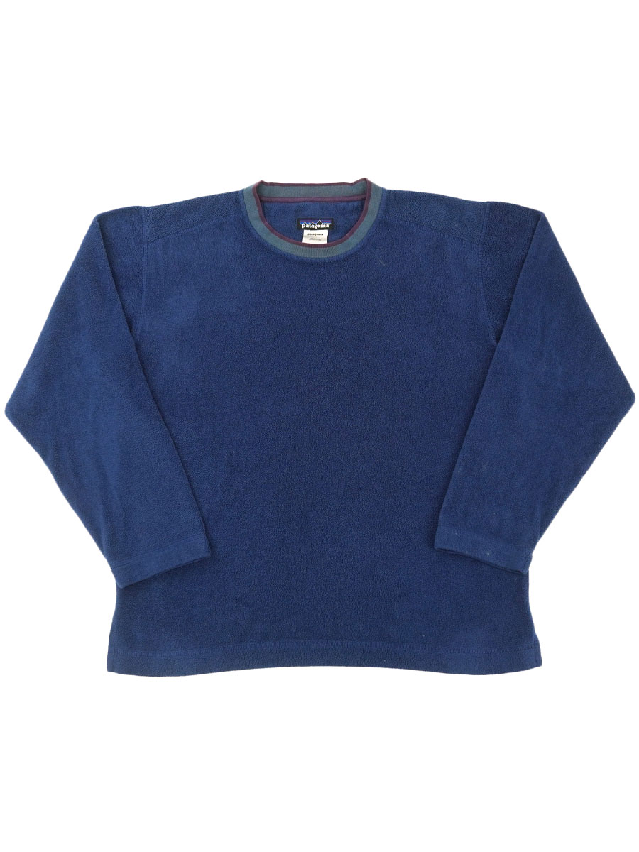 06 パタゴニア リズム プラッシュシンチラスウェットシャツ ブルー