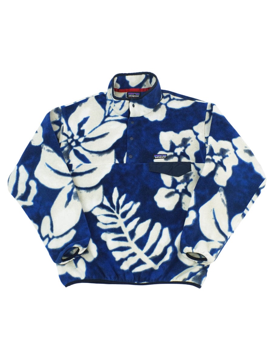 パタゴニア　シンチラスナップ　ハイビスカス 15 パタゴニア ライトウェイト シンチラスナップTプルオーバー