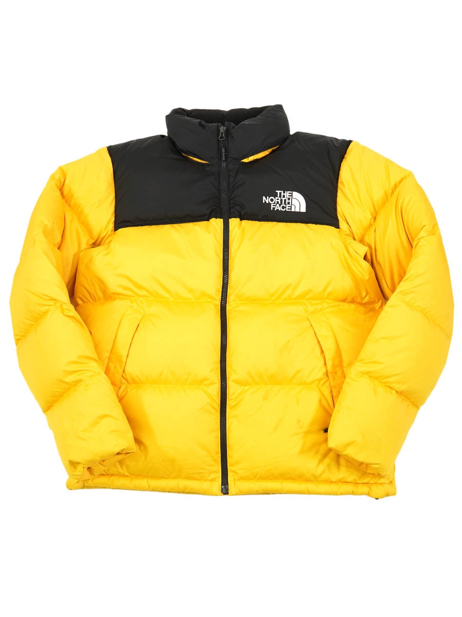 00's THE NORTH FACE 700フィル ヌプシジャケット イエロー×ブラック