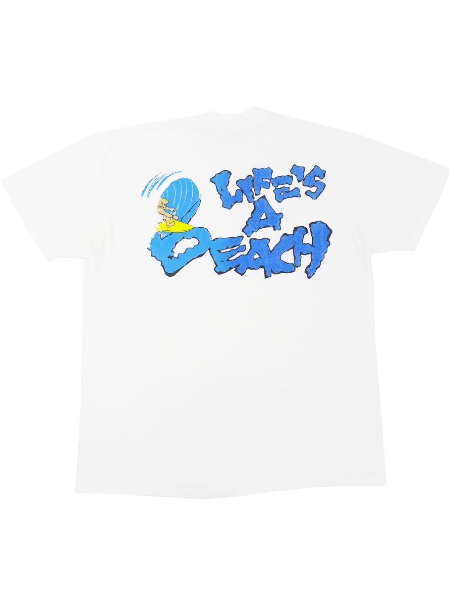 海色様ページ 80's～ Stedman ''LIFE'S A BEACH SURFGEAR'' 両面プリント Tシャツ