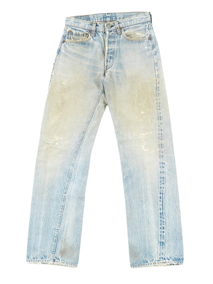 た*な様 LEVI'S 501 66後期　デニムパンツ　味あり　リペア　雰囲気あ 80's Levi's 501 66後期 デニムパンツ 味ありリペア 良雰囲気 実寸