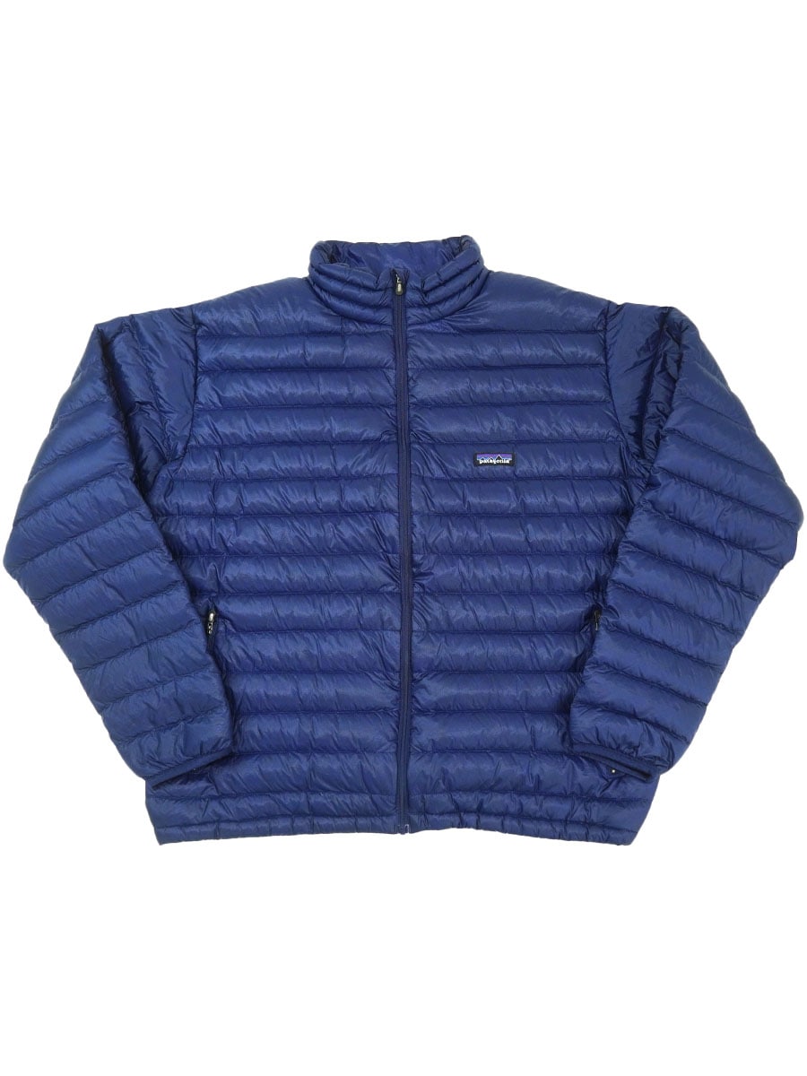13 パタゴニア ダウンセーター ブライトネイビー 表記(XL) パッカブル