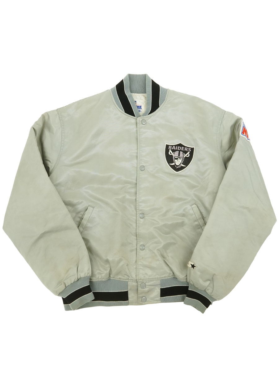 80's raiders starter XL スタジャン レザー　レイダース 80's raiders starter XL スタジャン レザー レイダース