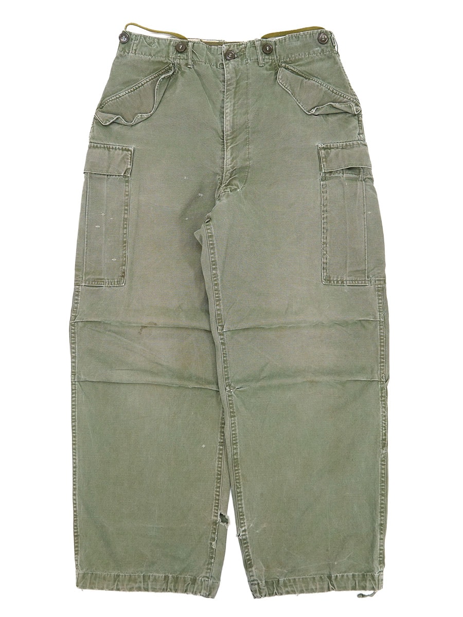 M-51初期型ダックキャンバス生地フィールドパンツ 0ce2b65acaa55a9a3f24ee49c4efdb