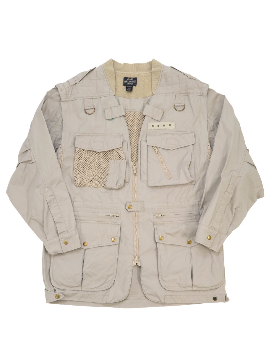90's～ WILLIS&GEIGER  2way コットン ハンティングジャケット 表記(L)
