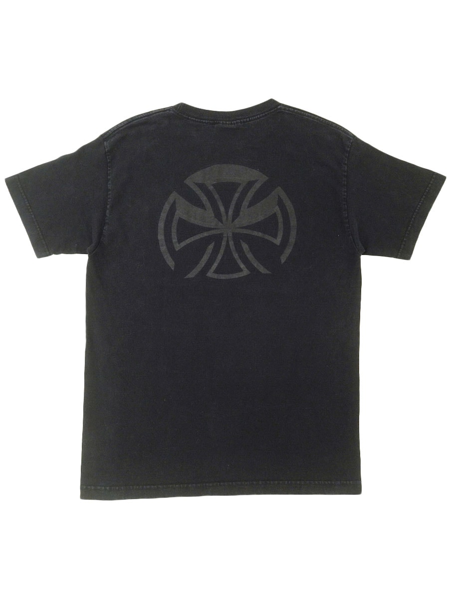 90's～ NHS ''INDEPENDENT'' 両面プリント Tシャツ ブラック 表記(M)