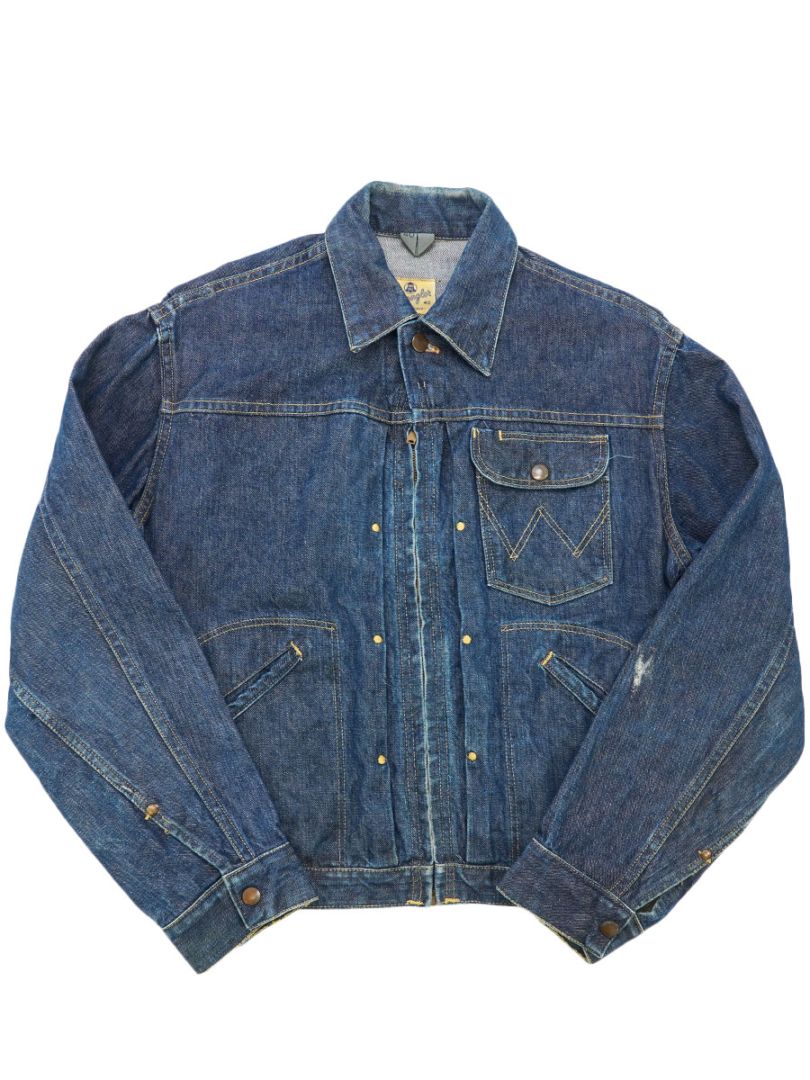 50's Wrangler 縦ベル 11MJZ デニムジャケット 濃紺 表記(40) | すべて