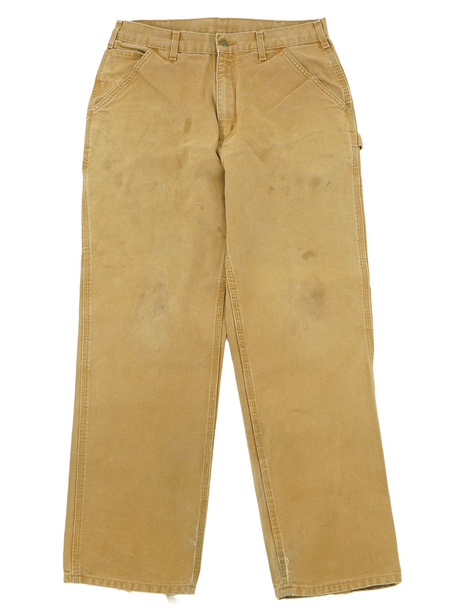 カーハート ダック ペインターパンツ ブラウン 表記(33x32) MEXICO製