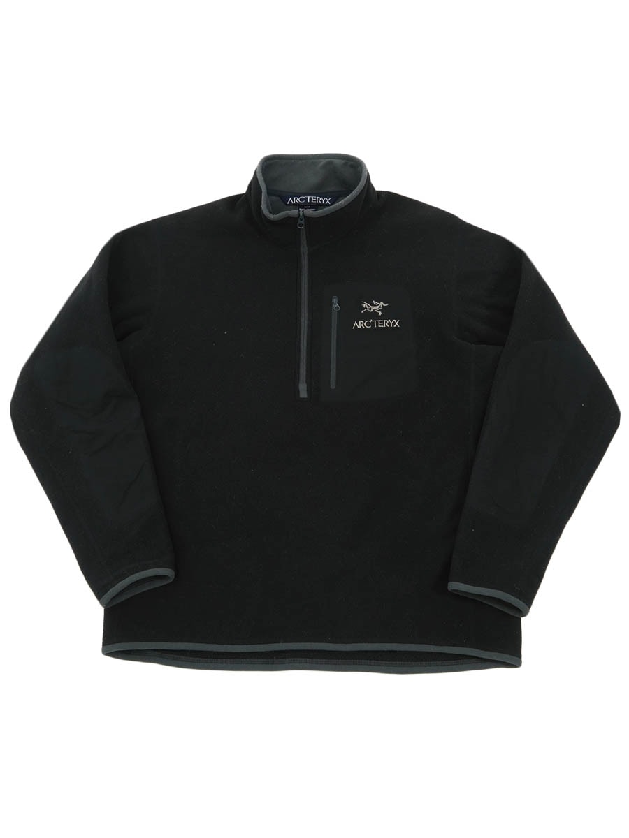 CANADA製 ARC'TERYX APACHE AR ジップネックフリース ブラック 表記(L)