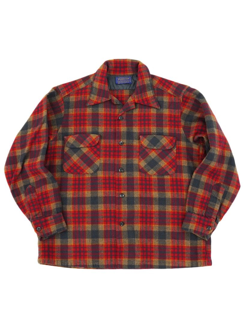 70's ペンドルトン 好配色チェック ボードシャツ 表記(L) | NEW ITEM