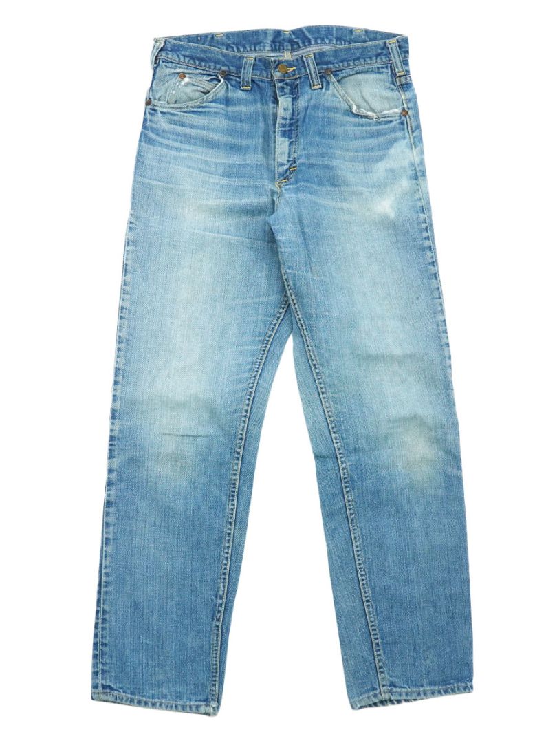 60's～ Lee Leens デニムパンツ 薄ヒゲ 良色落ち 実寸(33x30位)