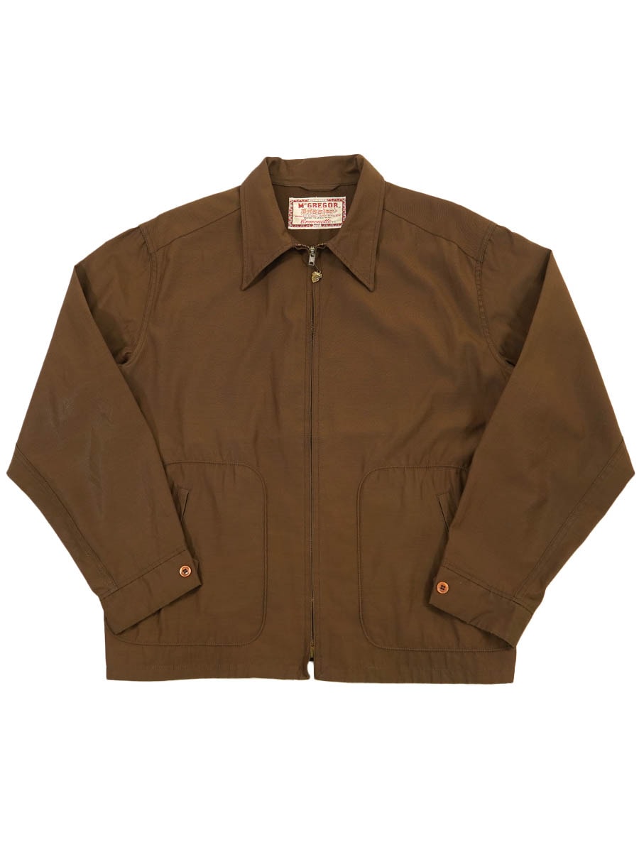 60's McGREGOR ドリズラージャケット ブラウン 表記(44)