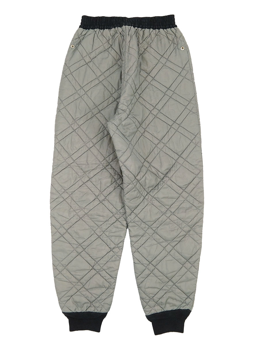 グレー ダイヤモンドキルティング パンツ サイズ1 グレー ダイヤモンド