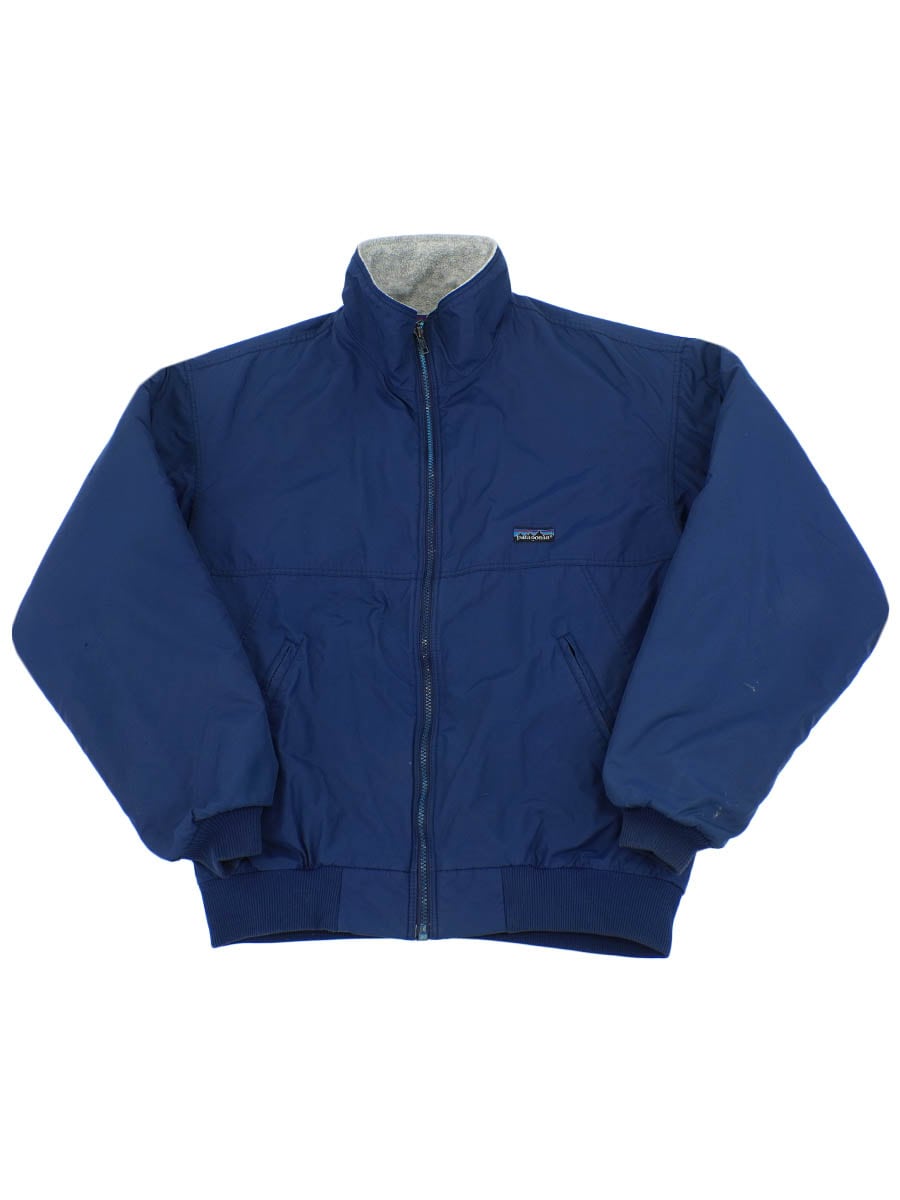 80's パタゴニア シェルドシンチラジャケット ネイビー 表記(M) USA製