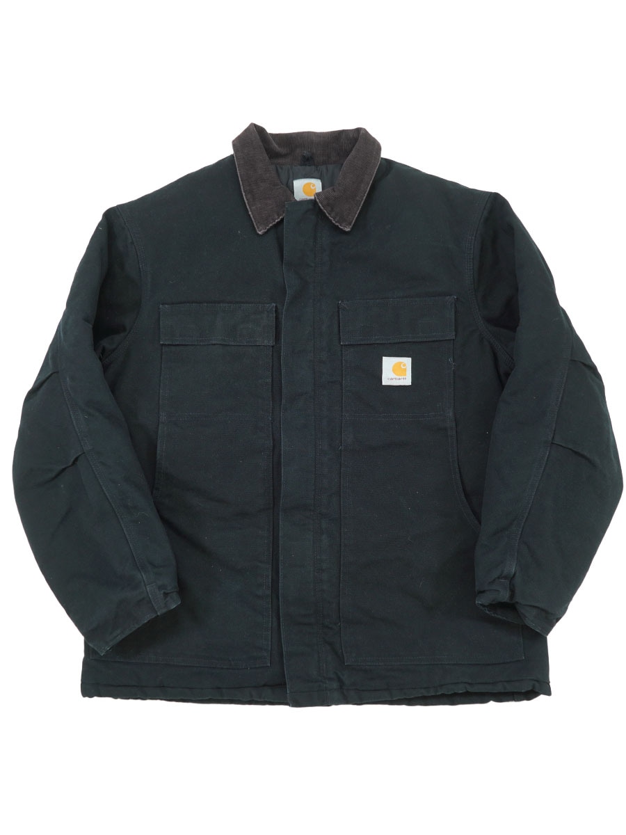 カーハート トラディショナルコート ブラック 実寸(L位) 