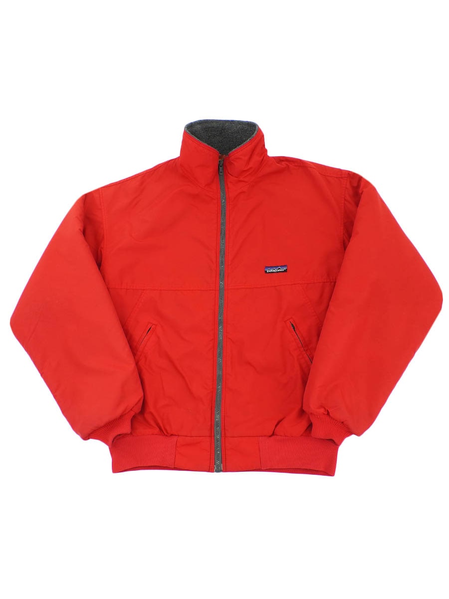 80's パタゴニア シェルドシンチラジャケット レッド 表記(M) USA製
