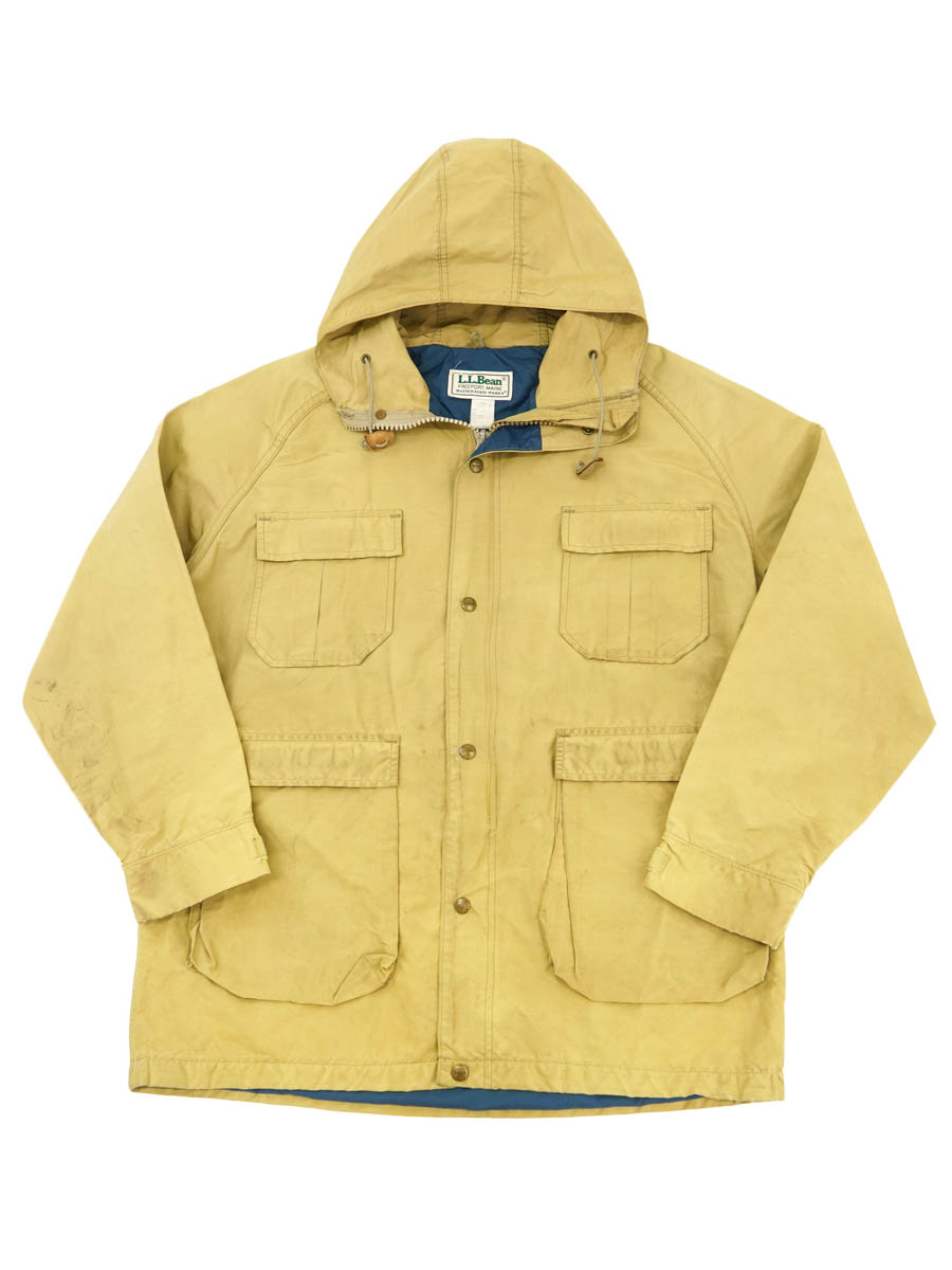 80's L.L.BEAN バクスター・ステート・パーカ ベージュ 表記(L) USA製