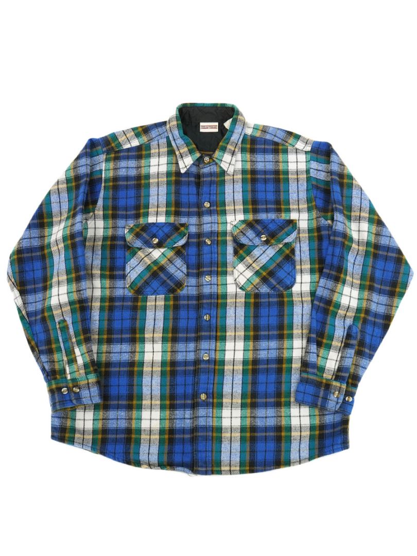 90s00s field&stream ヘビーネルシャツ オンブレ チェック フィールド