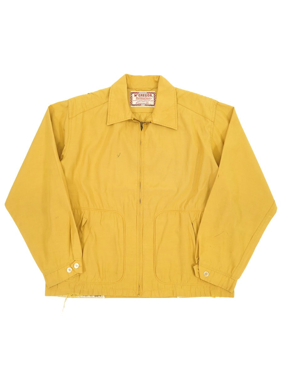 60's McGREGOR ドリズラージャケット マスタード 表記(42)