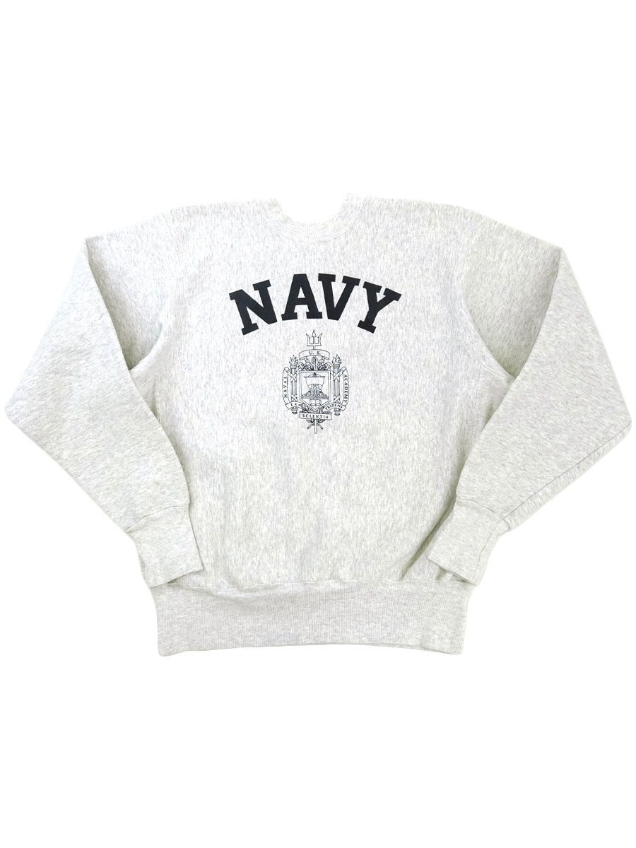 90's U.S.NAVAL ACADEMY STORE ''NAVY'' RWタイプ セットインスリーブ