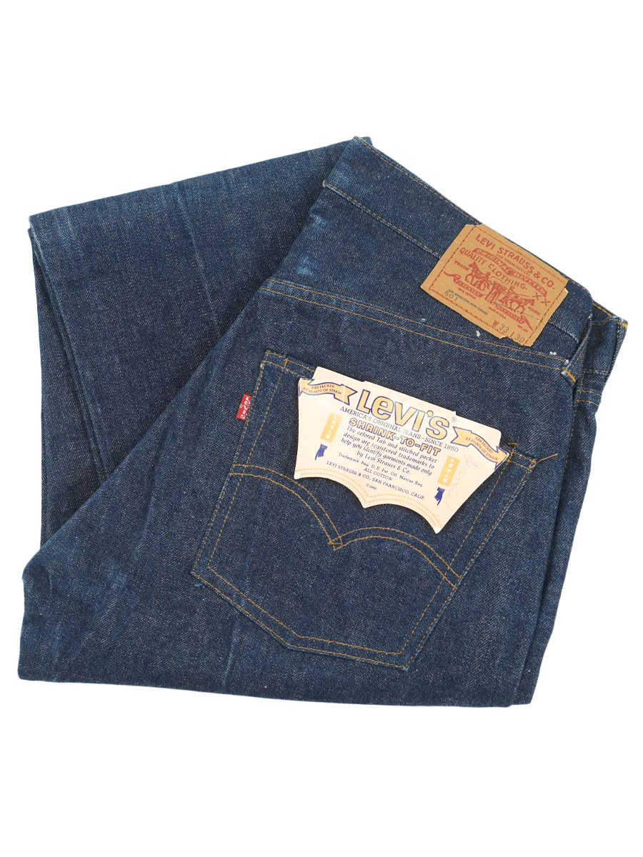 70's Levi's 501 66前期 デニムパンツ 濃紺 表記(33x30) DEAD | NEW