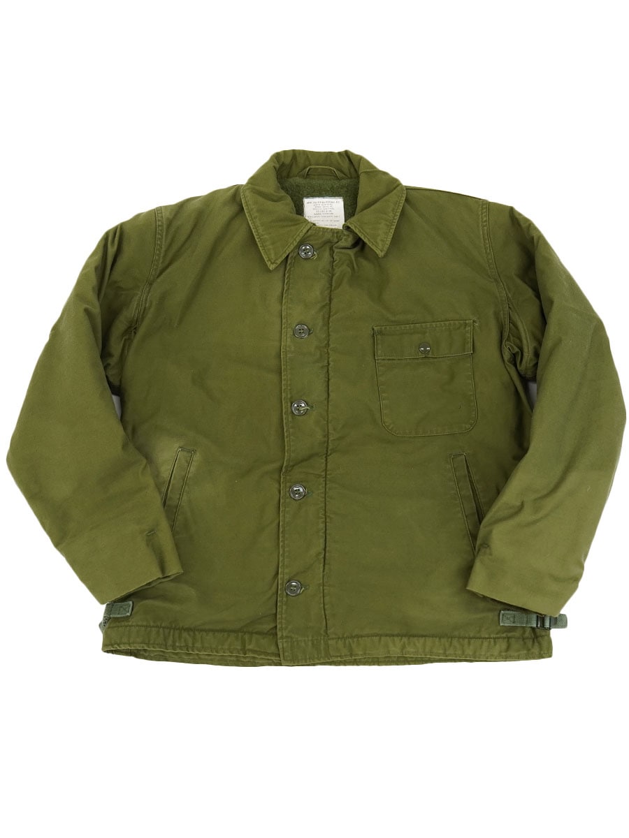 74 U.S.NAVY A-2デッキジャケット 表記(L) | すべての商品