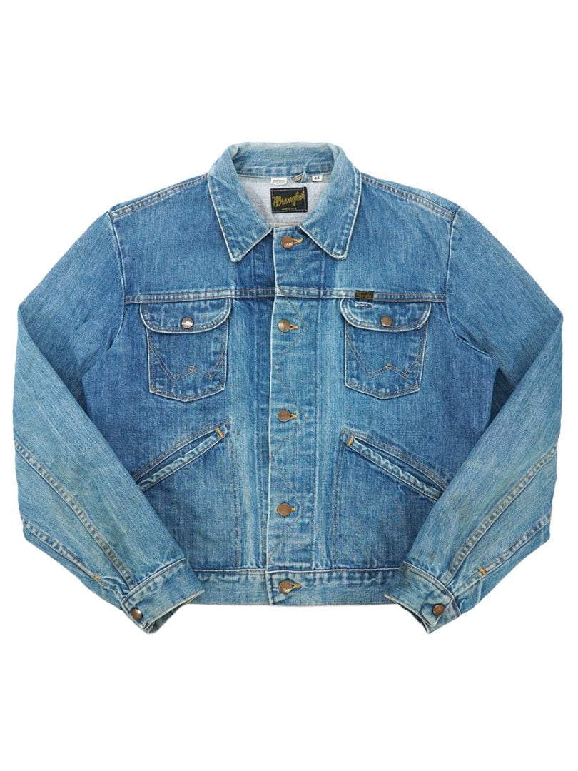 70's Wrangler 4ポケット 124MJ デニムジャケット 良雰囲気 表記(44