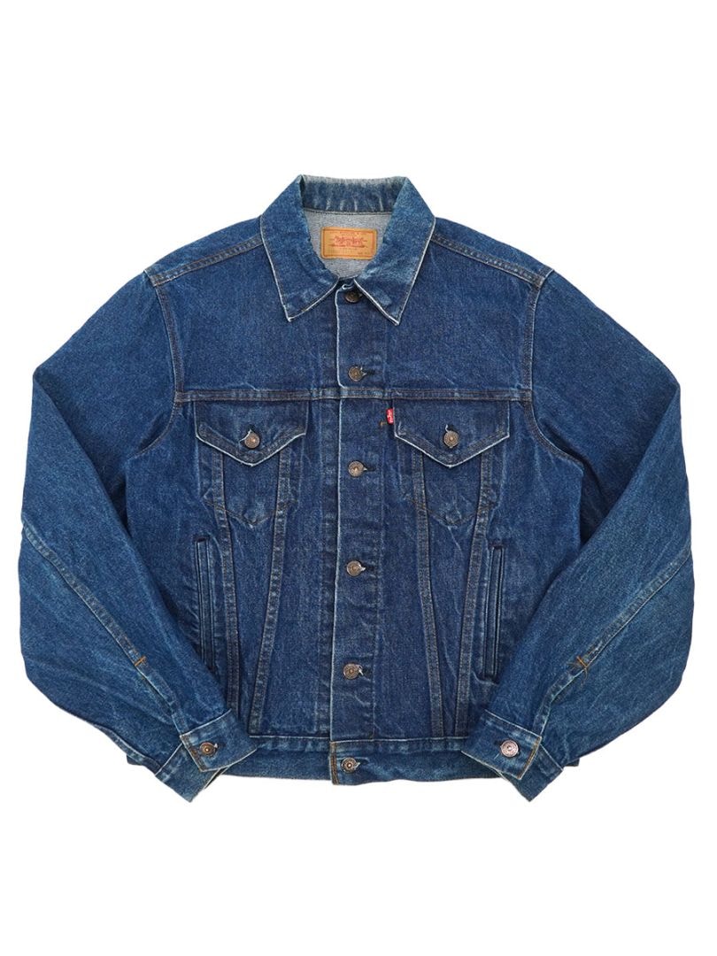 80's Levi's 71506 デニムジャケット 4ポケット 濃青 表記(44L) USA製