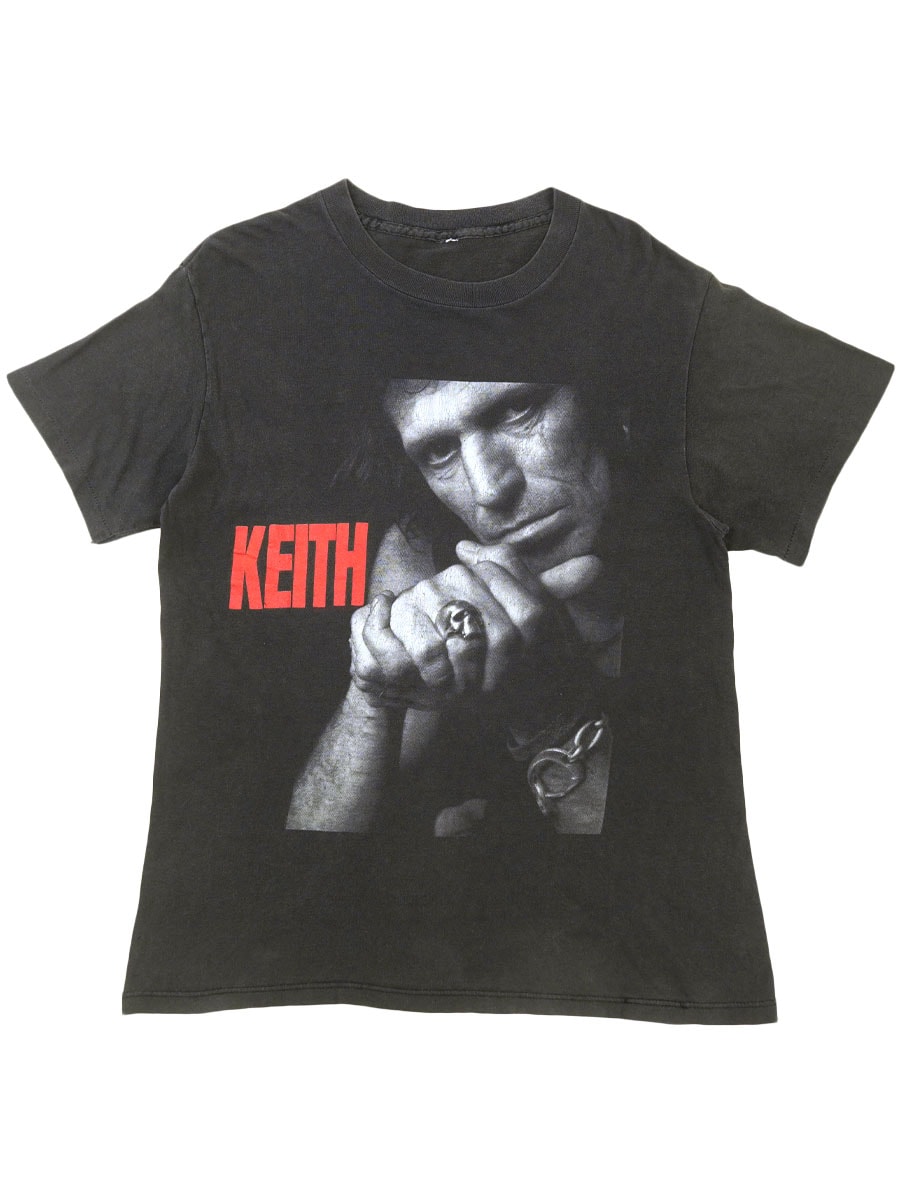 M*♡様 1287TATRAS ANDEZロゴプリントTシャツLTKE25S80 80's キース・リチャーズ ''TOUR 1988'' 両面プリント Tシャツ