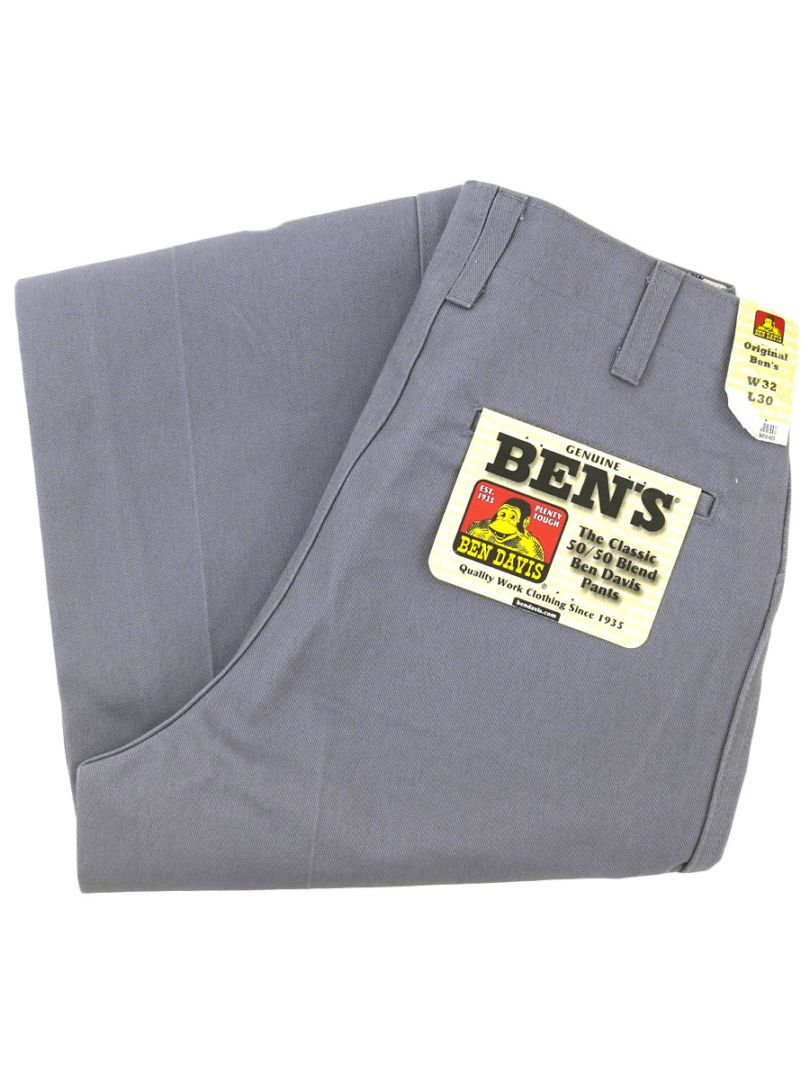 BEN DAVIS ワークパンツ グレー 表記(32x30) フラッシャー付き未使用