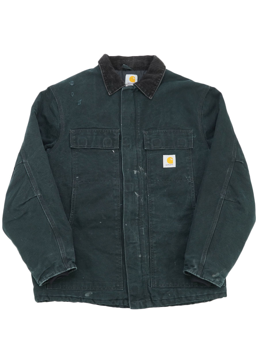 コ*ロ様 【再オク】Carhartt トラディショナル　00's 42サイズ B カーハート トラディショナルジャケット ブラック 表記(42) MEXICO製