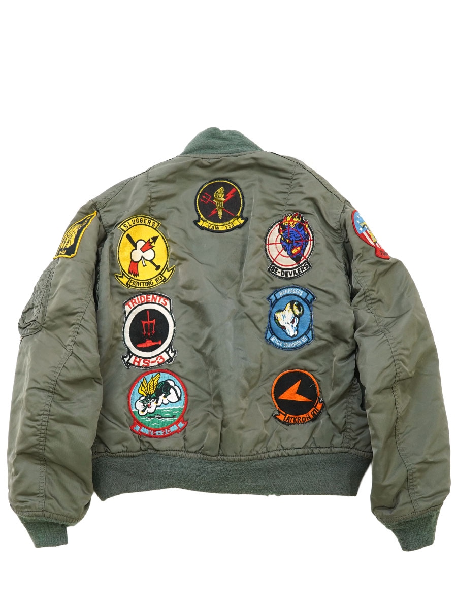 USA製 ALPHA INDUSTRIES MA-1 MIL-J-82790J フライトジャケット 表記(M