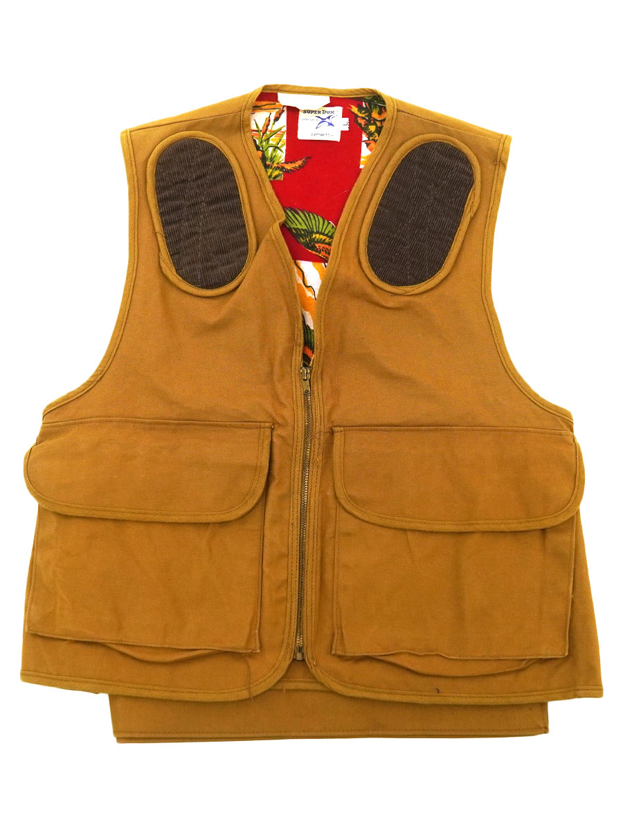 50's～ CARHARTT SUPER DUX ブラウンダック ハンティングベスト 表記(L