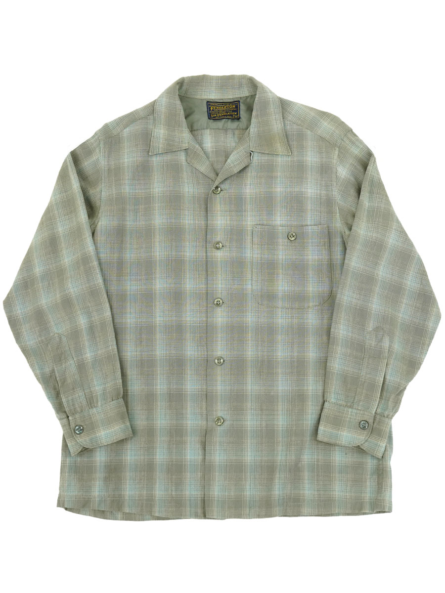 60's SIR PENDLETON 好配色チェック ウールシャツ 表記(M) | NEW ITEM