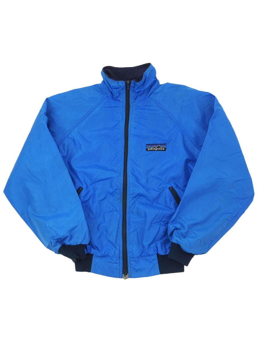 80's デカタグ パタゴニア シェルドシンチラジャケット コバルトブルー