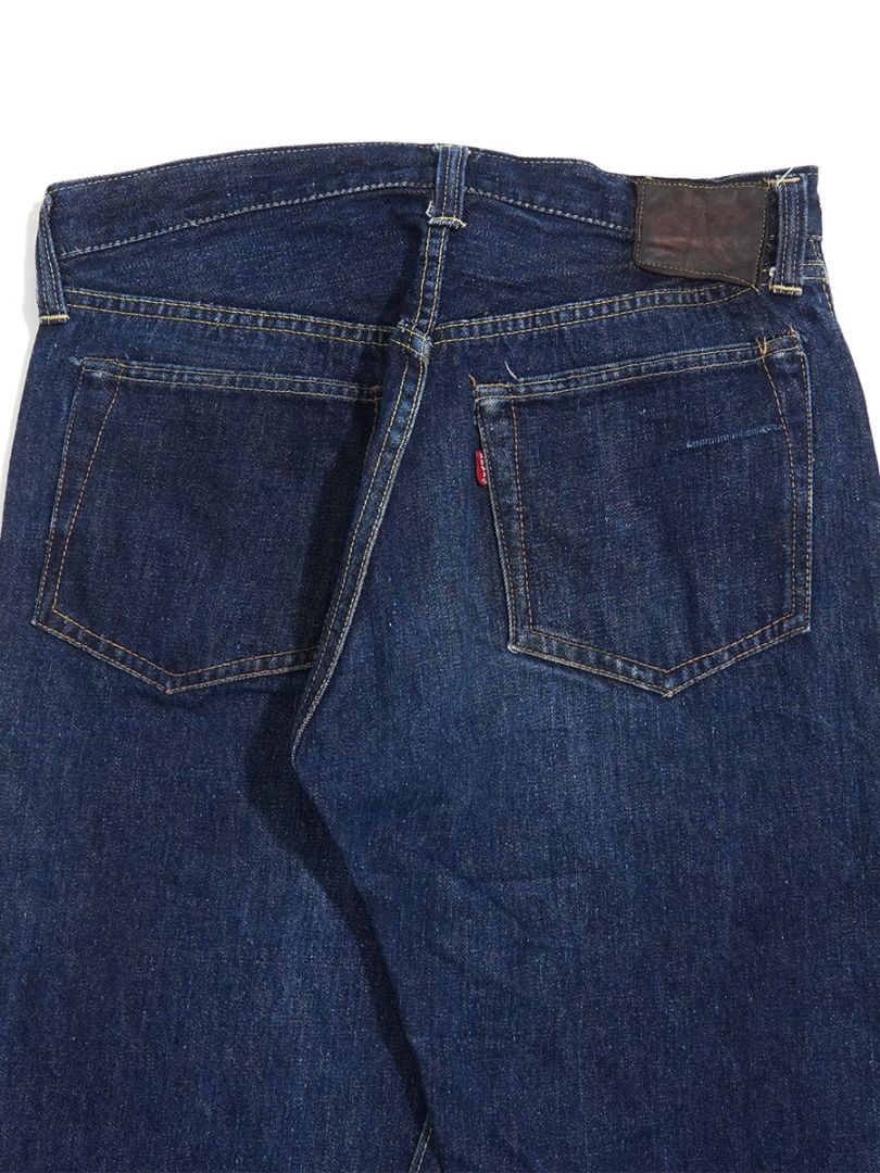40's Levi's S501XX 大戦モデル デニムパンツ アーキュエイトステッチ無し 濃紺 極上雰囲気 実寸(30x32位) レザーパッチ残り