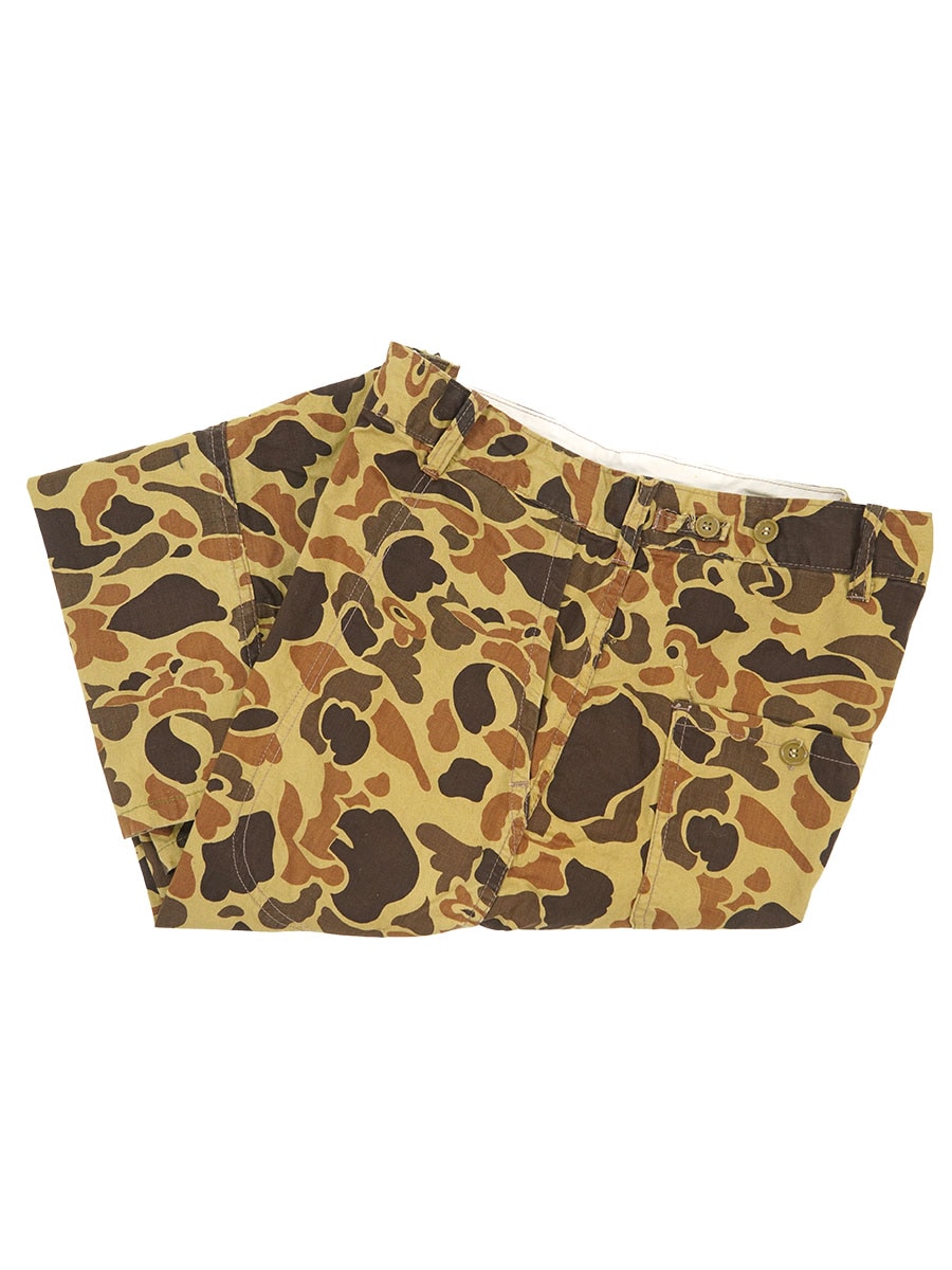 60's～ ダックハンターカモ コットンパンツ 実寸(36x24位) | すべての