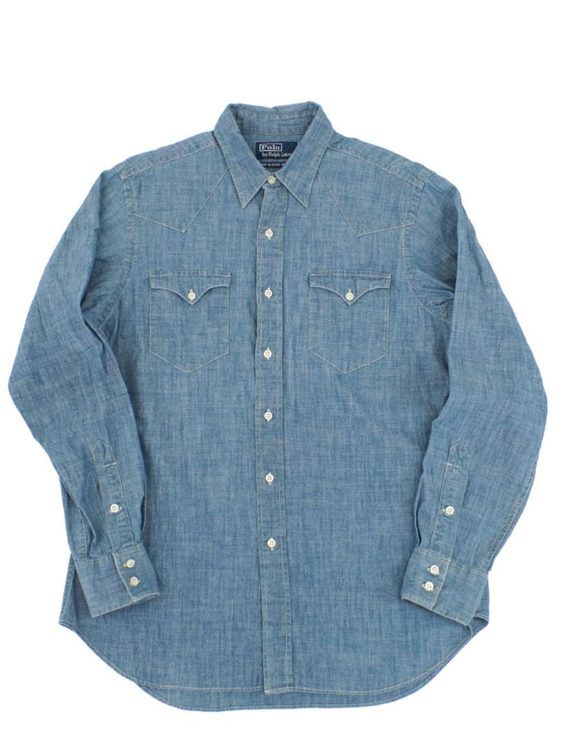 ラルフローレン NEW CLASSIC WESTERN ウエスタンヨーク シャンブレー