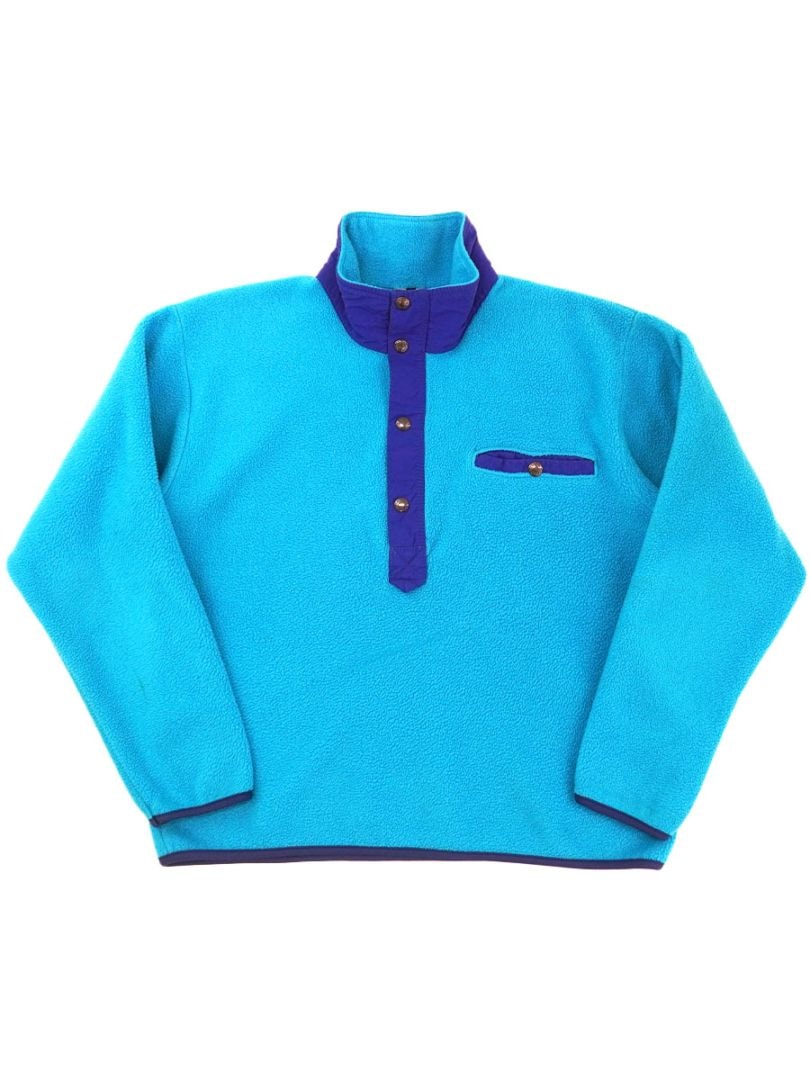 【90’s 美品)】The North Face プルオーバー フリース 90's THE NORTH FACE ハーフスナップ フリースプルオーバー スカイ