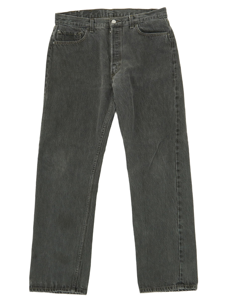 90's Levi's 501 先染めブラック デニムパンツ 表記(36x32) USA製