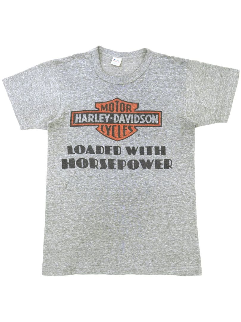 80's トリコタグ チャンピオン HARLEY-DAVIDSON ''LOADED WITH