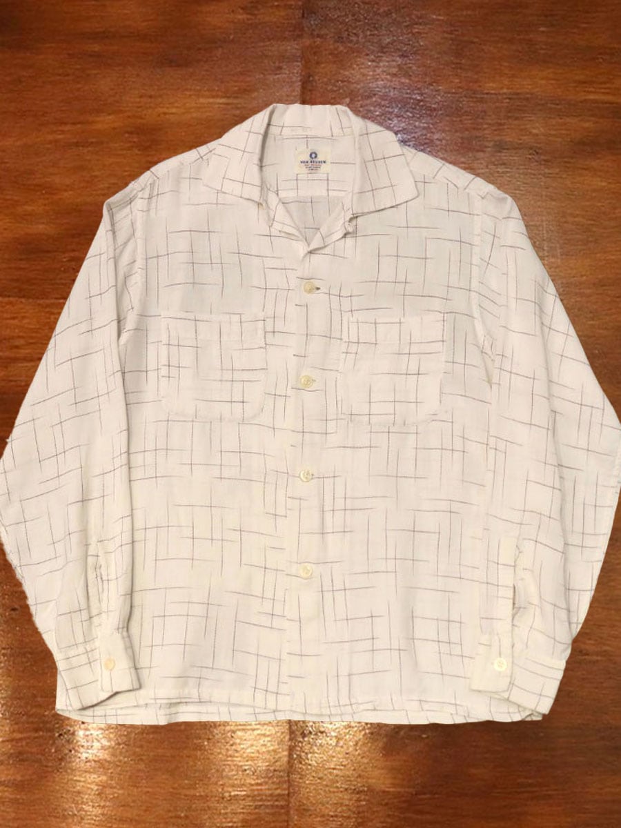 1950s L/S ROCKABILLY SHIRT , Size M