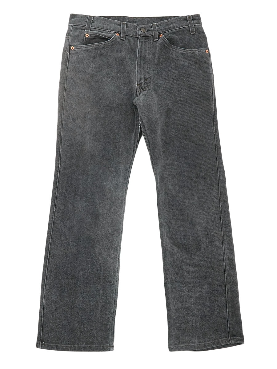 USA製Levi's517ブラックデニム 90's Levi's 517 ブラックデニムパンツ “USA製” - used&vintage box Hi