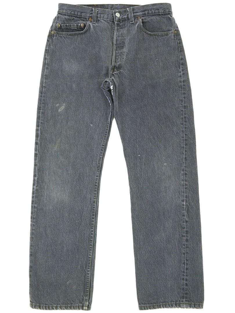 80's Levi's 501 先染めブラック デニムパンツ 表記(33x30) USA製