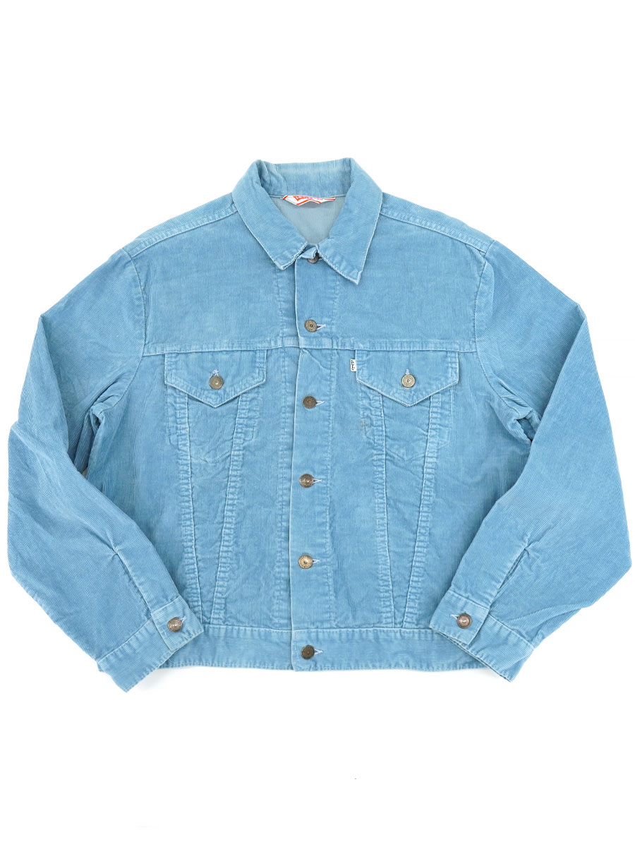 70's Levi's 70505 3rd型 コーデュロイJKT サックス 表記(44) 希少
