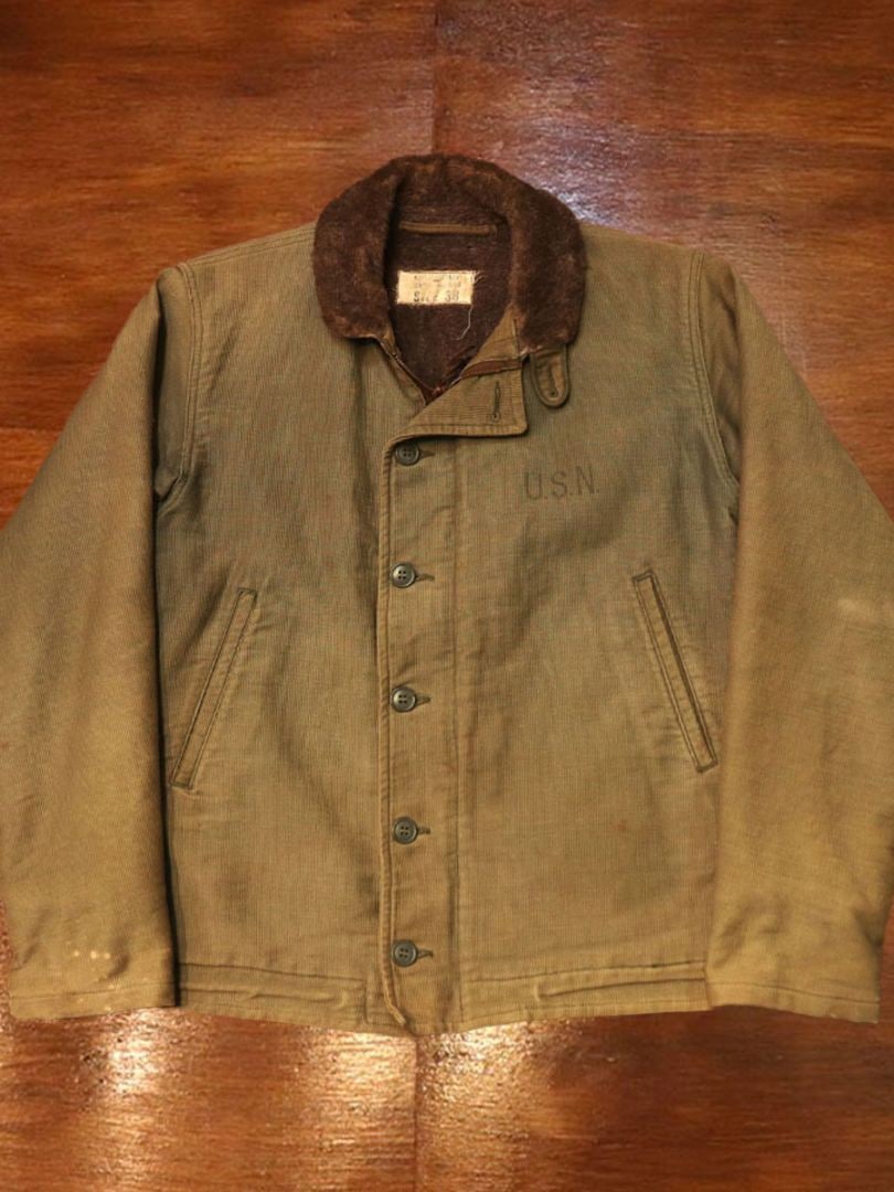 1940s N-1 DECK JACKET , PIQUE , Size 38
