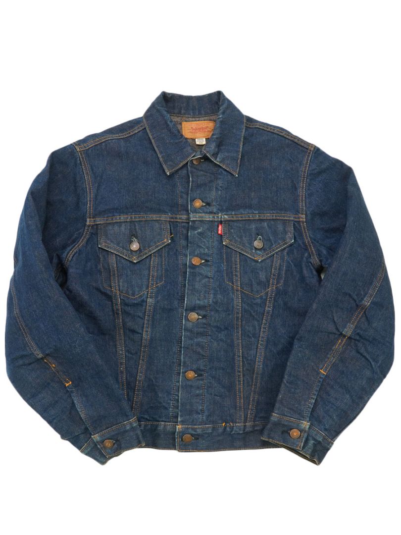 60's Levi's 70505 BIG-E ブランケット デニムジャケット 濃紺 表記(40)