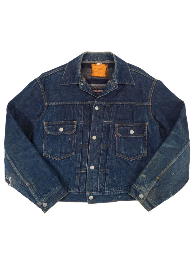 50's Levi's 517XX デニムジャケット 濃紺 極上雰囲気 実寸(42位) ハギ