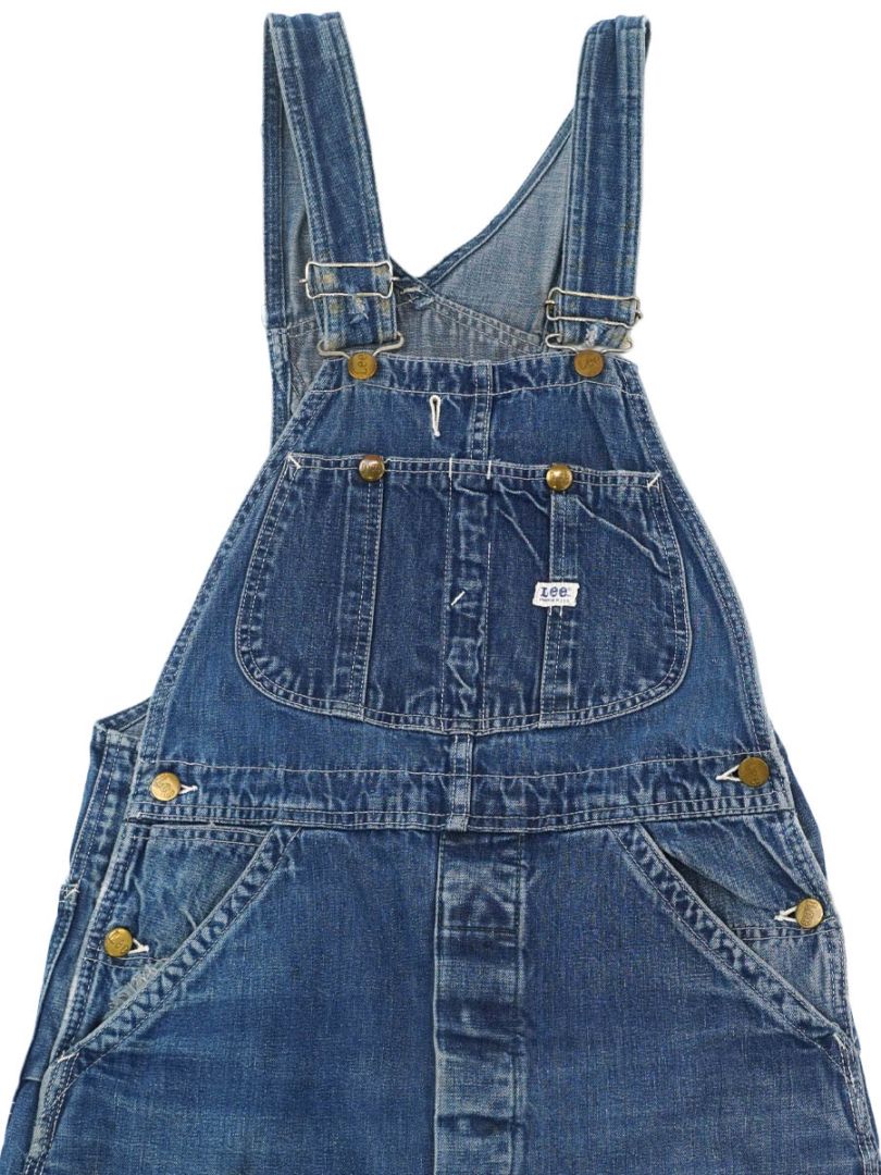 70's Lee デニムオーバーオール 良雰囲気 実寸(32x30位) | NEW ITEM