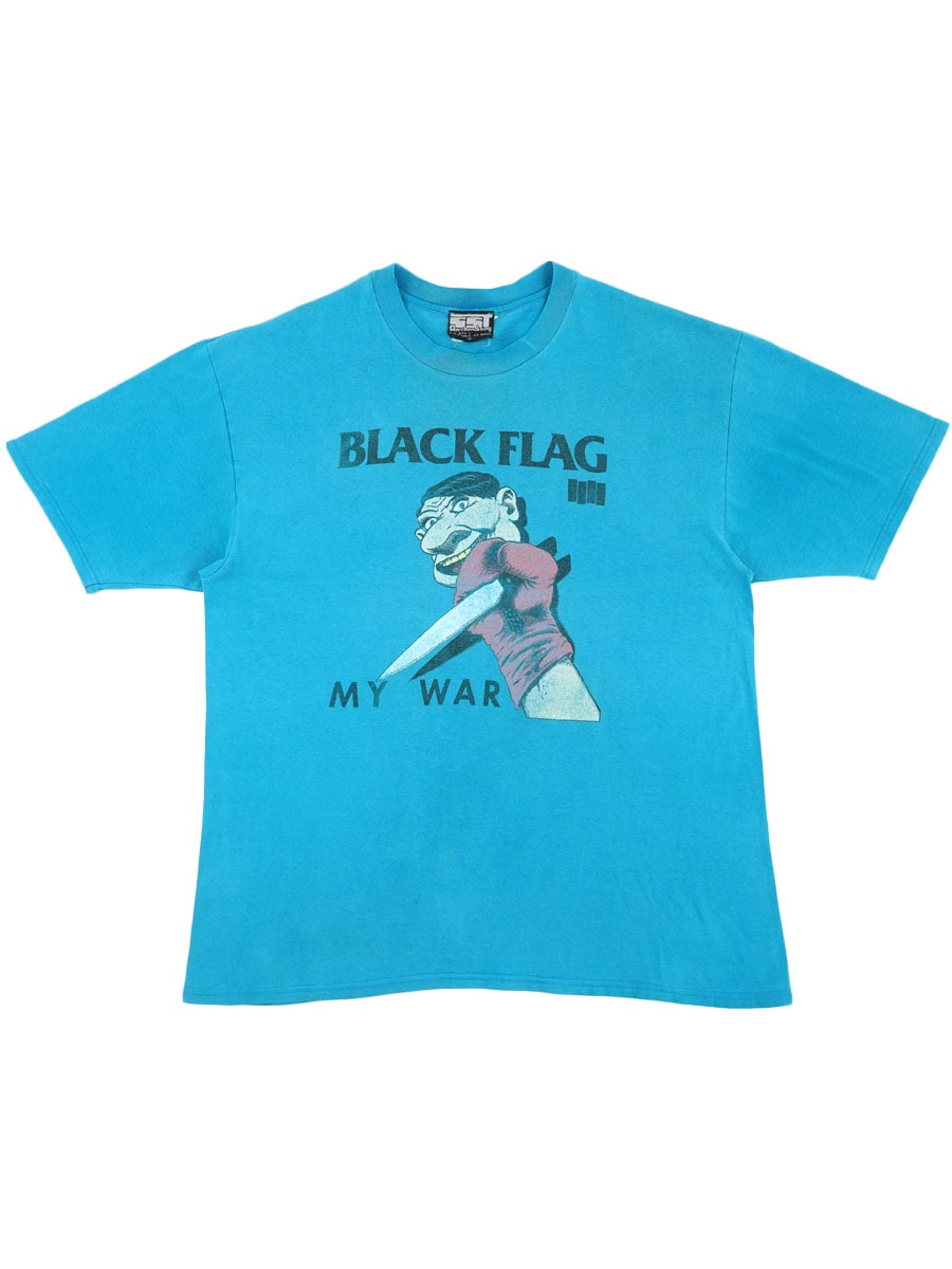 90's～ SST Merchandising BLACK FLAG ''MY WAR'' プリントTシャツ